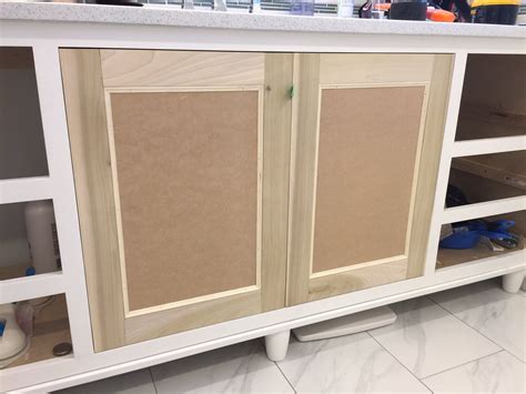 homemade mdf cabinet doors